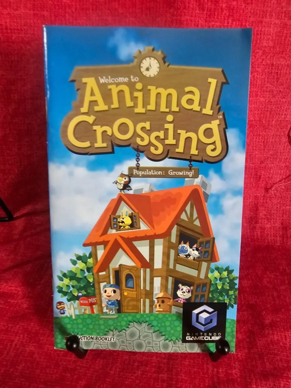 Animal Crossing GameCube OEM Case + Manual + Memory Card Case Only No Game Disc